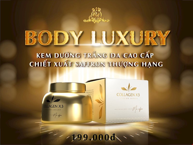 Kem Body Collagen X3 Luxury Mix Saffron