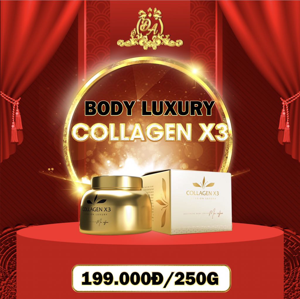 Kem Body Collagen X3 Luxury Mix Saffron