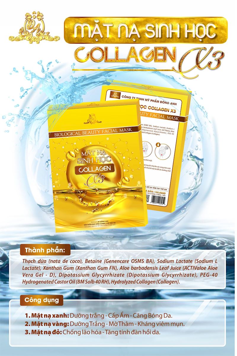 Nạ Sinh Học Collagen X3