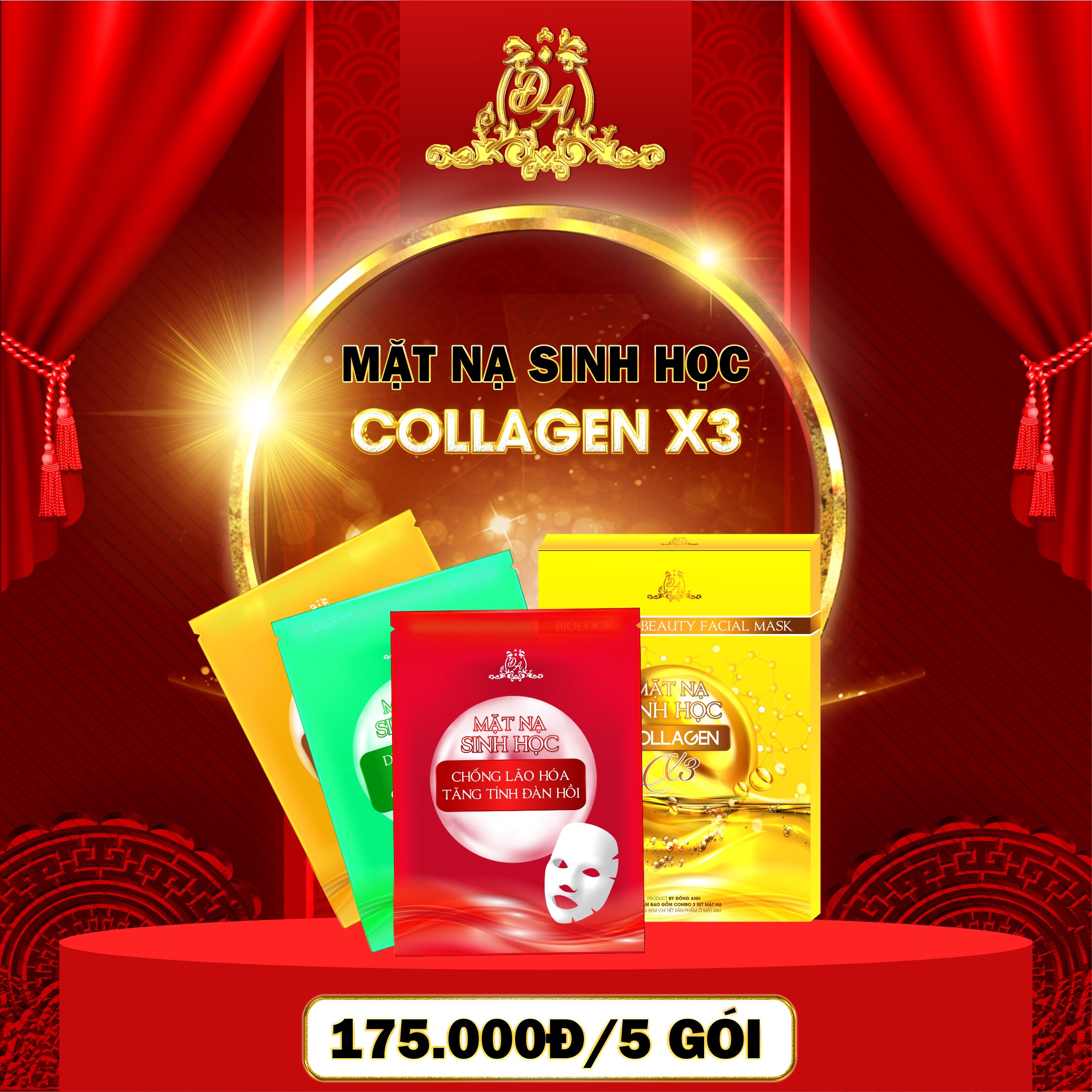 Nạ Sinh Học Collagen X3
