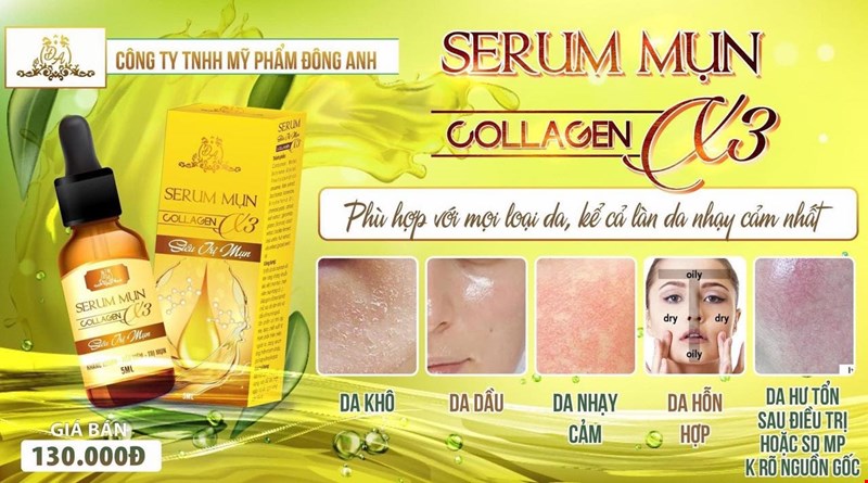 Serum Trị Mụn Collagen X3
