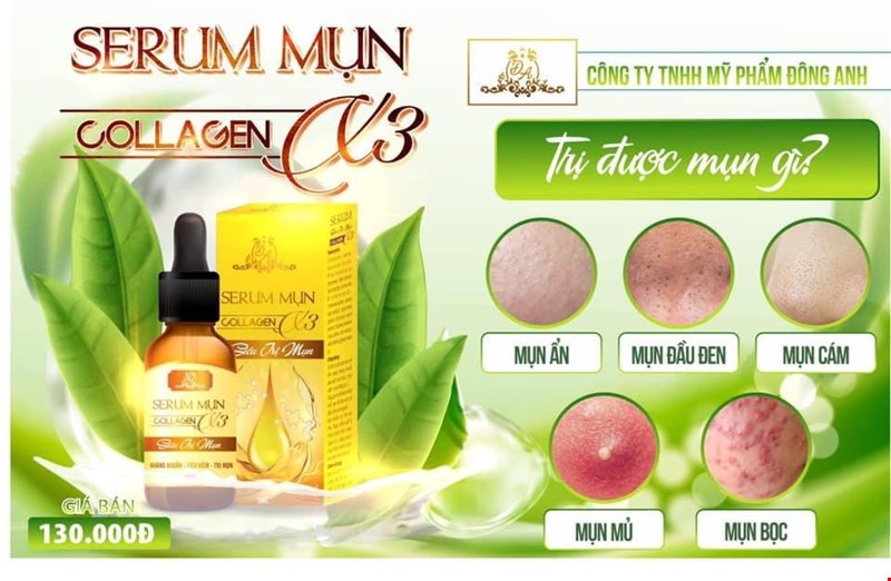 Serum Trị Mụn Collagen X3