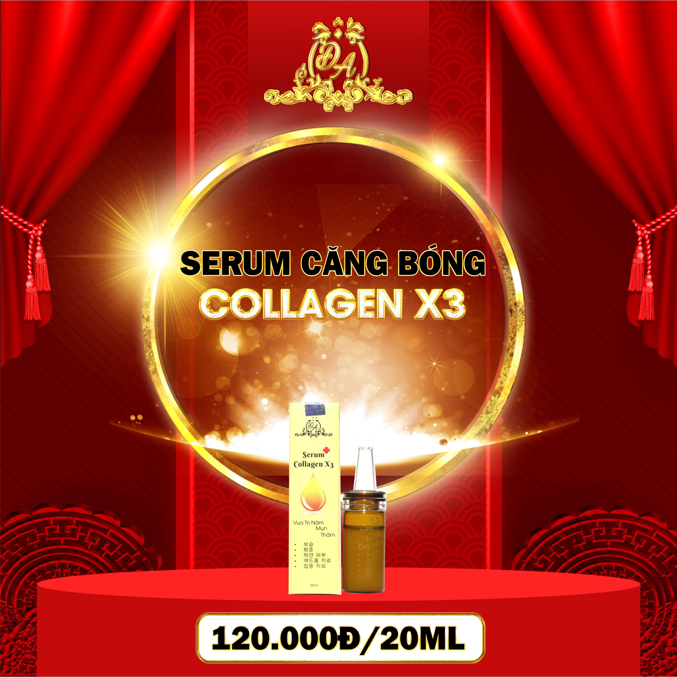 Serum Căng Bóng Collagen X3