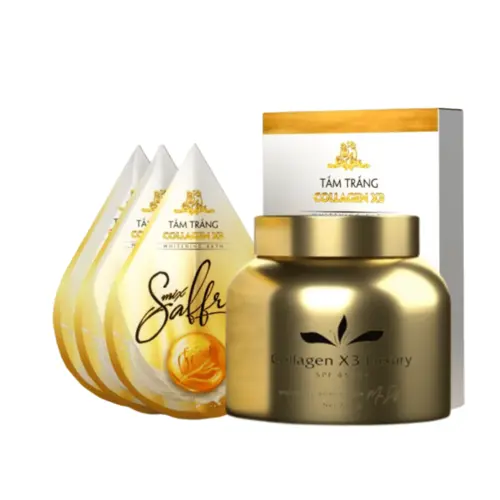 Bộ Đôi Dưỡng Trắng Kem Body & Tắm Trắng Collagen X3