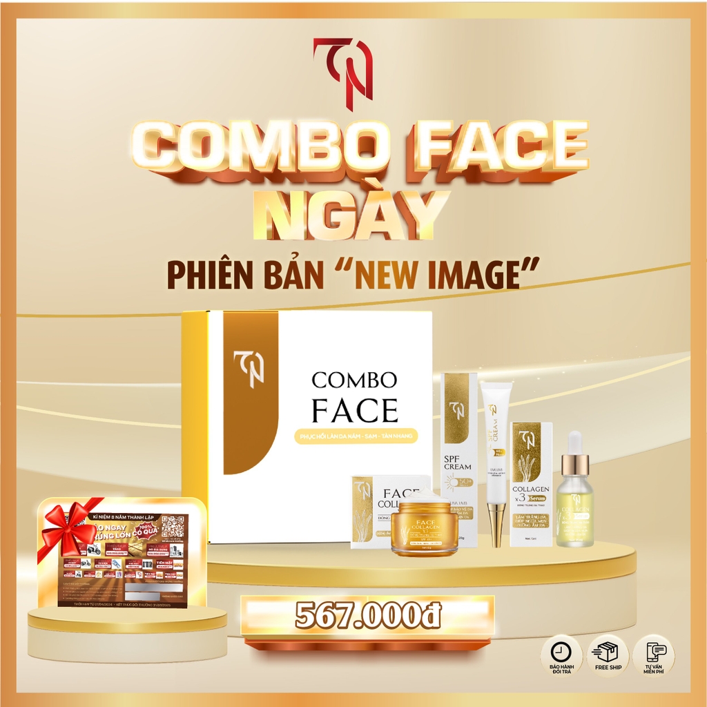 Combo Face Ngày - Đông Trùng Hạ Thảo