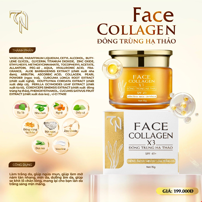 ????【Tặng Thẻ Cào】Combo Face Ngày - Đông Trùng Hạ Thảo