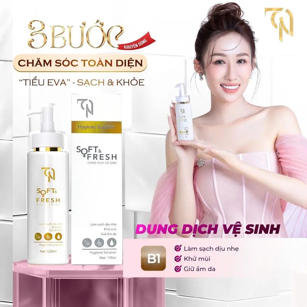 Dung Dịch Vệ Sinh Nữ Soft And Fresh - Bản Mới Nhất - Mua 1 Tặng 2
