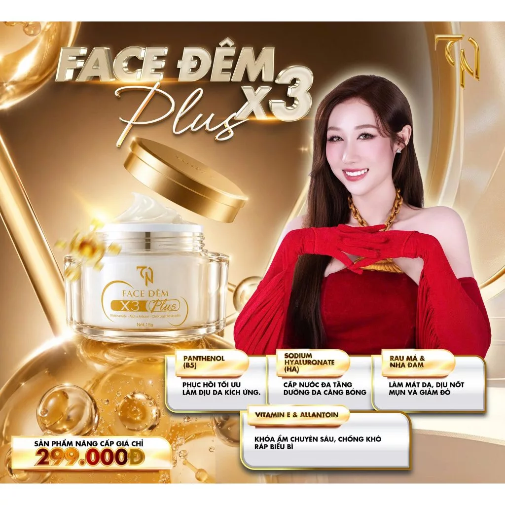 Kem Face Đêm Đông Anh Dưỡng Trắng, Phục Hồi và Trẻ Hóa Da Phiên Bản Mớ