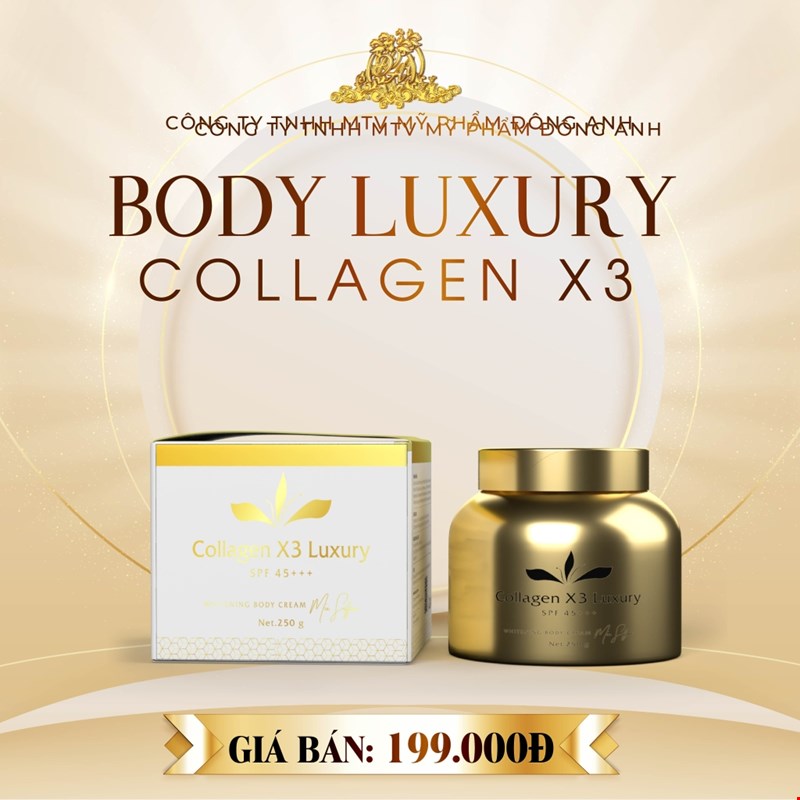 Kem Body Collagen X3 Luxury Mix Saffron
